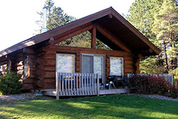 photo of a cabin